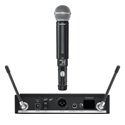 WIRELESS SYSTEM UHF RACK MOUNT W/SM58 HANDHELD