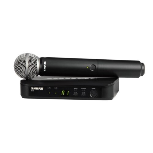 WIRELESS SYSTEM UHF RACK MOUNT W/SM58 HANDHELD