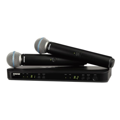 WIRELESS SYSTEM DUAL BETA58 HANDHELD VOCAL SYSTEM