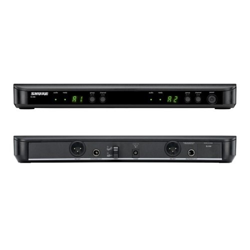 WIRELESS SYSTEM DUAL CHANNEL WITH (2) SM58 HANDHELD MICS