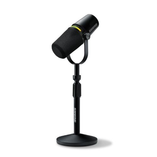 MICROPHONE XLR/USB SPEECH MICROPHONE - BLACK +STAND