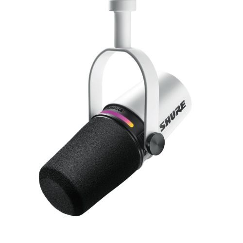 MICROPHONE XLR/USB SPEECH MICROPHONE - WHITE