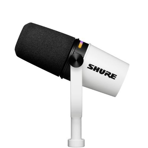 MICROPHONE XLR/USB SPEECH MICROPHONE - WHITE