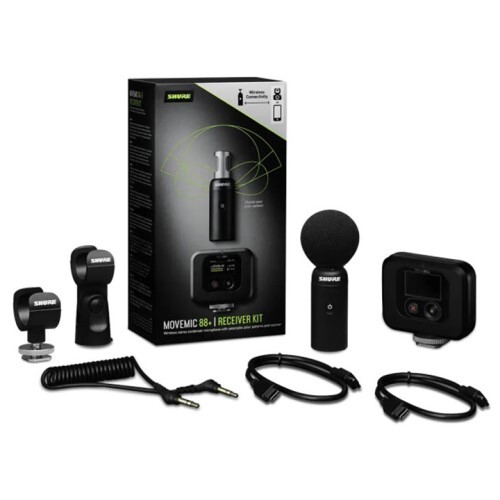 MICROPHONE KIT WIRELESS STEREO MIC AND CAMERA RECEIVER