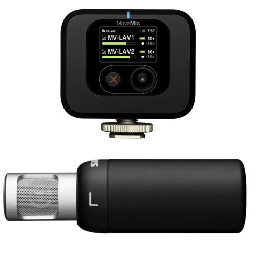 MICROPHONE KIT WIRELESS STEREO MIC AND CAMERA RECEIVER
