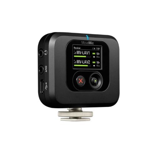 WIRELESS RECEIVER SHOE MOUNTABLE CAMERA PLUG-IN RECEIVER