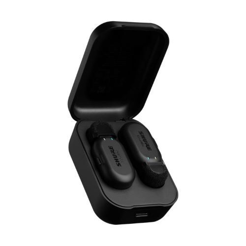 WIRELESS SET TWO WIRELESS LAVS CHARGE CASE AND PLUG-IN RECEIVER