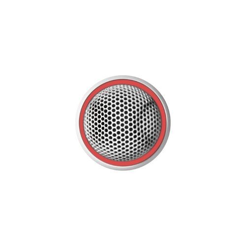 MICROPHONE WHITE LOW PROFILE BOUNDARY/BI-DIRECTIONAL/REMOTEABLE LED/5-PIN XLR