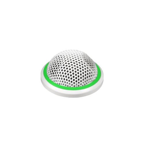 MICROPHONE WHITE LOW PROFILE BOUNDARY/BI-DIRECTIONAL/REMOTEABLE LED/5-PIN XLR