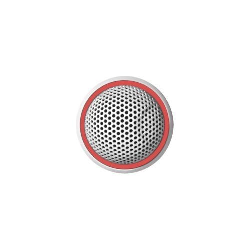 MICROPHONE WHITE LOW PROFILE BOUNDARY MIC CARDIOID/REMOTEABLE LED/5-PIN XLR