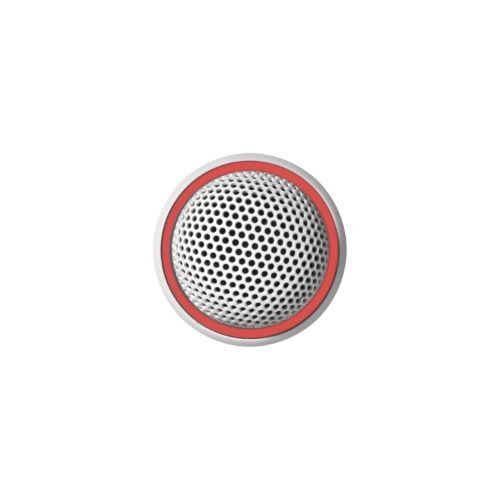 MICROPHONE WHITE LOW PROFILE BOUNDARY MIC OMNI/REMOTEABLE LED/5-PIN XLR