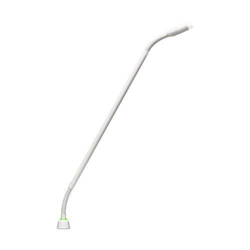 MICROPHONE 15" DUALFLEX GOOSENECK NO CARTRIDGE LESS PREAMP BICOLOR INDICATOR - WHITE