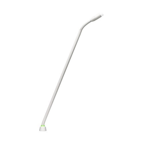 MICROPHONE 15" GOOSENECK NO PREAMP AND NO CAPSULE BI-COLOR STATUS INDICATOR 6PIN CONN- WHITE