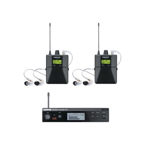 WIRELESS PERSONAL MONITOR SYSTEM PSM300 TWIN PACK PRO WITH EARPHONES