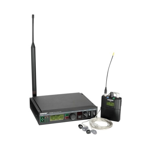 WIRELESS SYSTEM PERSONAL MONITOR RACKMOUNTABLE TX/RECHARGEABLE BODYPACK RX/SE425CL EARPHONES