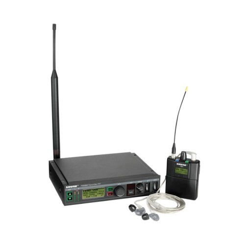 WIRELESS SYSTEM PERSONAL MONITOR RACKMOUNTABLE TX/RECHARGEABLE BODYPACK RX/SE425CL EARPHONES