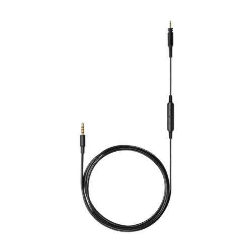 CABLE HEADPHONE COMMUNICATION W/ MICROPHONE AND 3-BUTTON CONTROL AND LOCKING BAYONET CONNECTOR