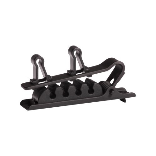 ACCESSORY DUAL MOUNT BLACK TIE CLIP 3 PCS