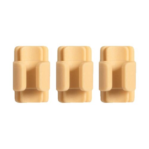 REPLACEMENT TH53 HEADSET CLIP - TAN - QTY 3