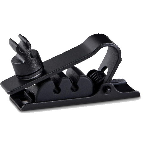 REPLACEMENT SINGLE TIE CLIP - BLACK - QTY 3