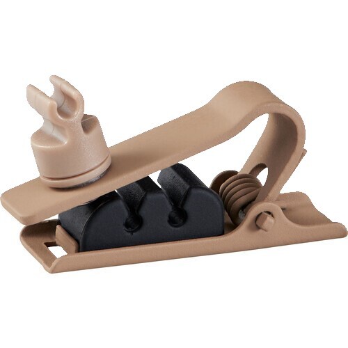 REPLACEMENT SINGLE TIE CLIP - COCOA - QTY 3