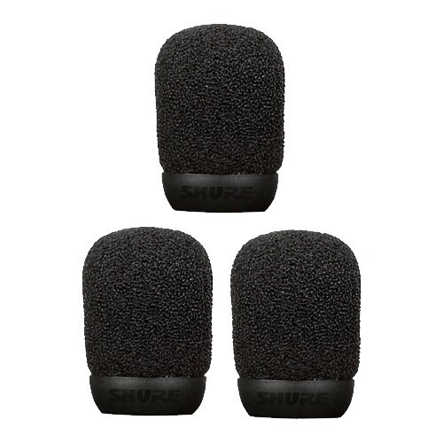 WINDSCREEN SNAP-FIT FOR UL4 LAVALIER MICROPHONES - BLACK