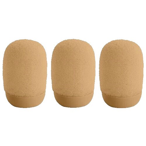 WINDSCREEN SNAP-FIT FOR UL4 LAVALIER MICROPHONES - TAN