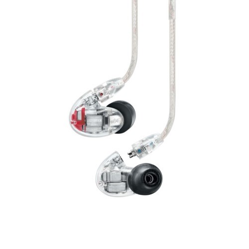 EARPHONE SE846 QUAD-DRIVER EARPHONES WITH PROFESSIONAL CLEAR 64" CABLE - CLEAR