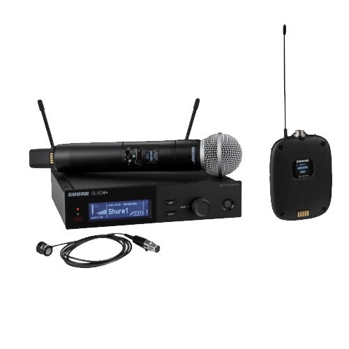 WIRELESS COMBO SYS W/ SM58 HANDHELD  & WL185M LAV W/ BELTPACK 514-558MHZ