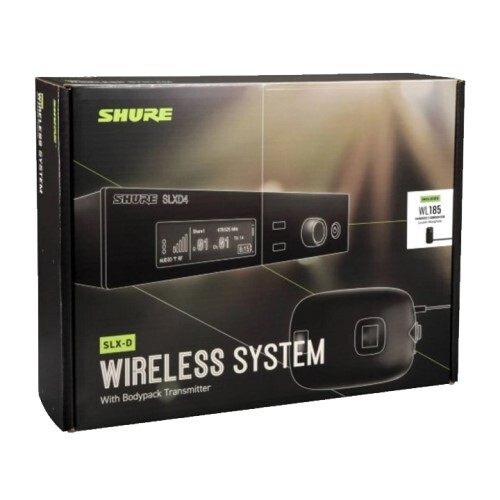 WIRELESS SYSTEM INCLUDES BODYPACK AND WL185 CARDIOID LAVALIER MIC