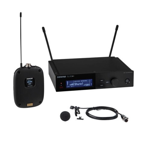 WIRELESS SYSTEM W/SLXD1 BODYPACK/SLXD4 RECEIVER/WL93 LAVALIER MICROPHONE