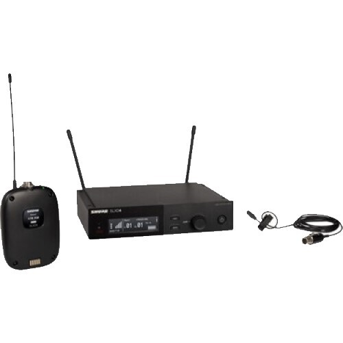 WIRELESS SYSTEM W/SLXD1 BODYPACK/DL4 LAVALIER MIC/SLXD4 RECEIVER