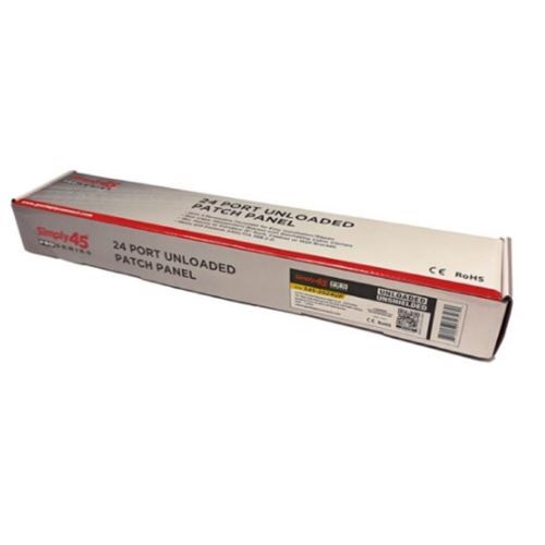 KEYSTONE PATCH PANEL 24 PORT 1RU PROSERIES UNLOADED UTP/REMOVABLE FACE PLATE/CBL MGMT BRACKET