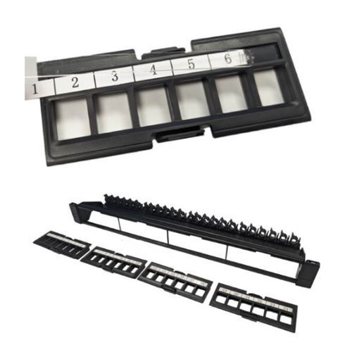 KEYSTONE PATCH PANEL 24 PORT 1RU PROSERIES UNLOADED UTP/REMOVABLE FACE PLATE/CBL MGMT BRACKET