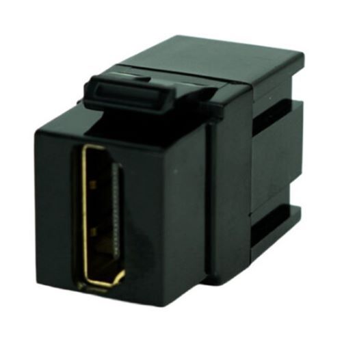 KEYSTONE COUPLER HDMI FEMALE TO FEMALE BLACK - 1EA/BAG