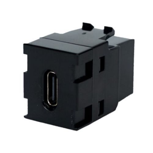 KEYSTONE COUPLER USB TYPE C 3.1 GEN II FEMALE TO FEMALE BLACK - 1EA/BAG