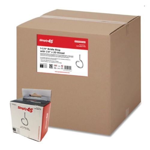 CABLE MANAGEMENT BRIDLE RINGS THREAD 1/4"X20, SIZE 1-1/4" - 100 PC/MASTER BOX