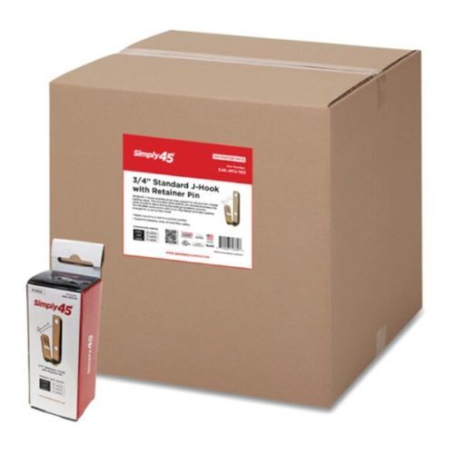 CABLE MANAGEMENT STANDARD J HOOKS, SIZE 3/4" , 100 PC/MASTER BOX