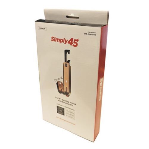 CABLE MANAGEMENT BATWING J HOOKS, SIZE 1-5/16" WITH RETAINER PIN - 10 PC/INNER BOX