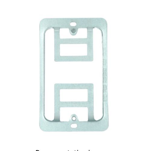 BRACKET LOW VOLTAGE  1-GANG CUT-IN / STEEL / FITS 1/2" TO 1-1/4" DRYWALL, 1EA/BAG