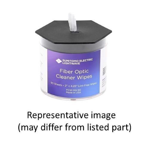 FIBEROPTIC WIPES ULTRA-RELIABLE 50 PC 3" X 3" HIGH ABSORBENCY/LINT FREE WIPES FOR WET OR DRY USE