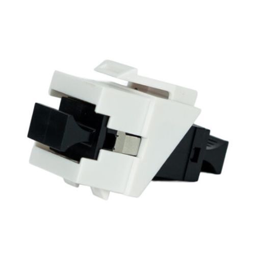 KEYSTONE MPO COUPLER POLARITY A, WHITE 10PK