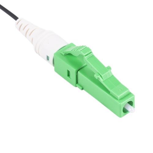 CONNECTOR LC/APC SINGLE-MODE MECHANICAL W/HIGH CLARITY MATCHING GEL F/250/900?M FIBER GREEN -10PK