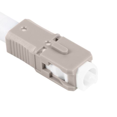 CONNECTOR SC/PC MULTIMODE W/HIGH CLARITY MATCHING GEL 62.5?M OM1 250/900?M FIBER BEIGE 10PK