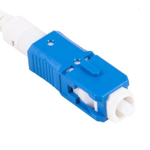CONNECTOR SC/UPC SINGLE-MODE CONNECTOR W/HIGH CLARITY MATCHING GEL 250/900?M FIBER BLUE 10PK