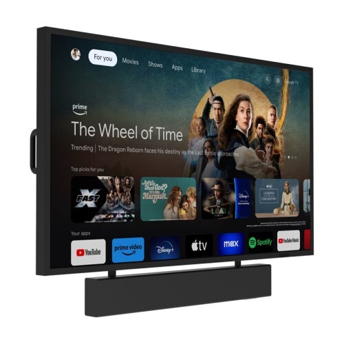 TV 65" PARTIAL SUN IP 55 OUTDOOR WITH 1,200 NITS, GOOGLE TV PLATFORM