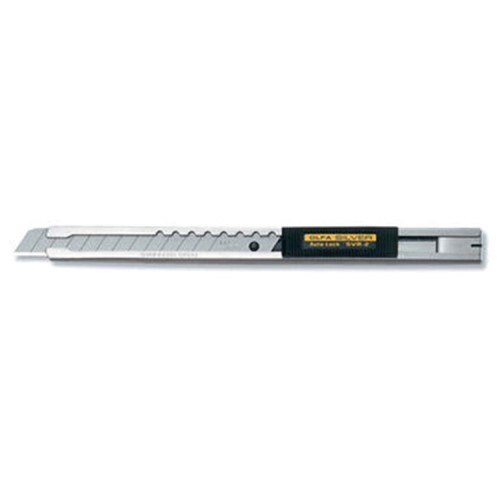 KNIVES OLFA KNIFE - STNL STL - AUTO LOCK - SILVER CUTTER