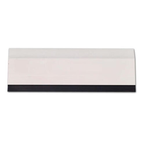 CARD SQUEEGEES FLAT HARD CARD W/BLACK RUBBER EDGE - 6IN