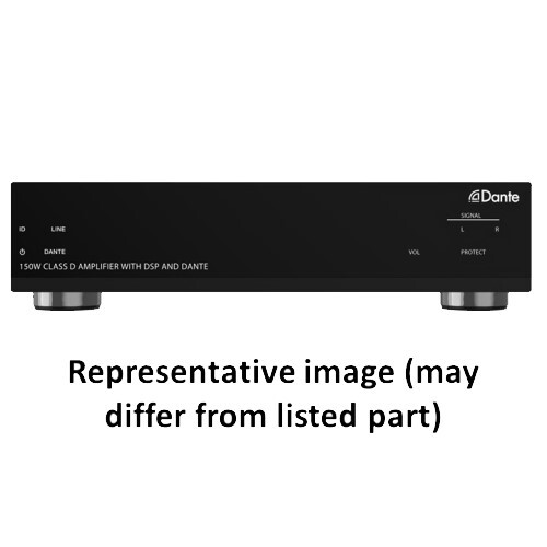 AMPLIFIER 150W (75WX2CH) DANTE ENABLED AMPLIFIER WITH DSP 4/8OHM/70V RACK KIT INCLUDED