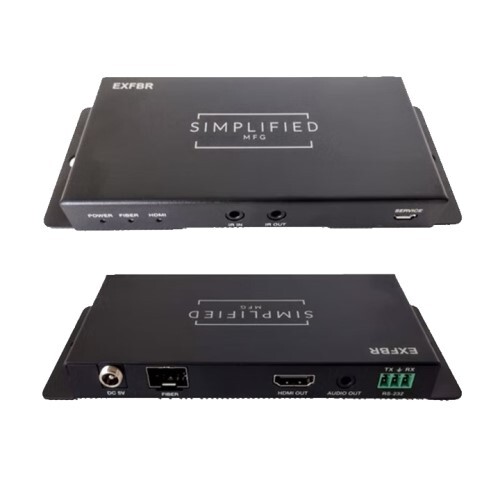 HDMI OVER FIBER EXTENDER KIT 4K HDMI 2.0B (18GBPS) 1000/300M